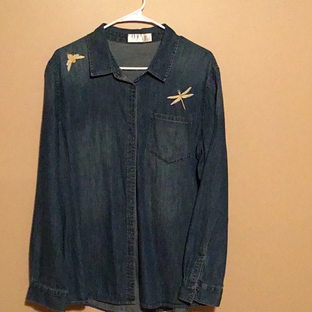 100% cotton button up